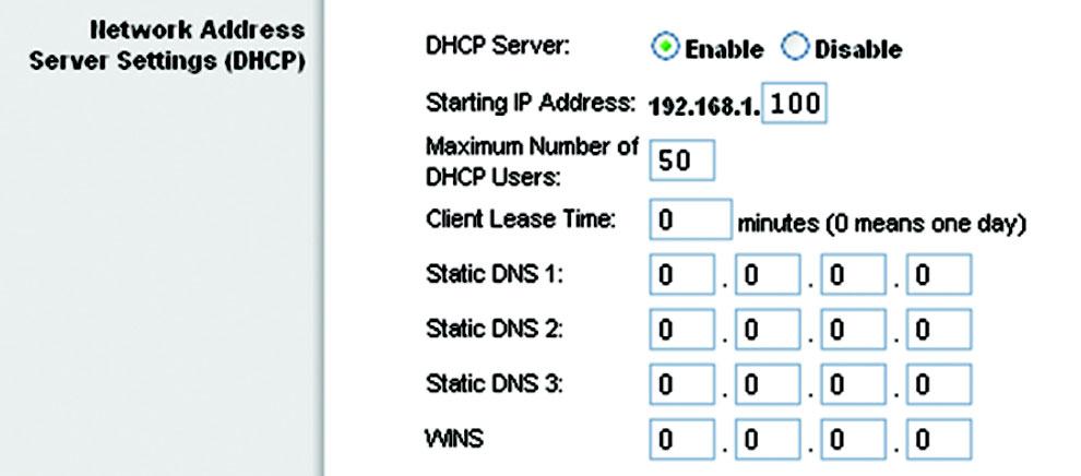 The Router can be used as a DHCP server for your network. A DHCP server automatically assigns an IP address to each computer on your network.