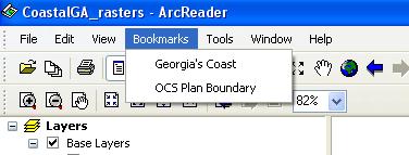 Figure 12. Bookmarks Georgia s Coast OCS Plan Boundary Figure 13.