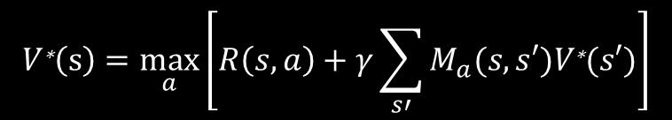 Optimality Bellman Equation The Bellman
