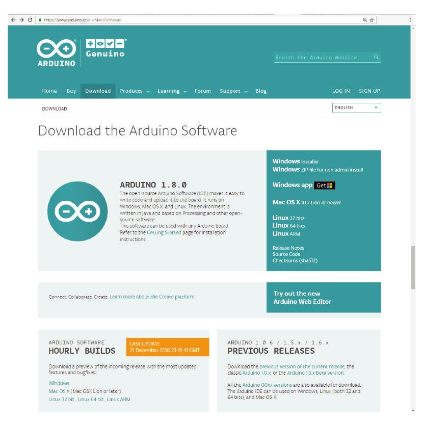 DOWNLOADING ARDUINO IDE Maker UNO requires Arduino software to run. You can download the software from Arduino website (http://arduino.cc/en/main/software) and it is free to use.
