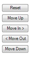 Chapter 7 Using the Study Browser Settings Menu 4. Click the Reset, Move Up, Move In, Move Out, or Move Down options until the feature is located where you want. 5.