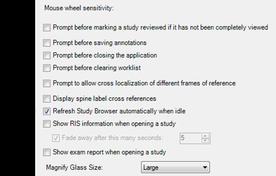 Chapter 6 Using the Study Browser View Menu To use the Refresh Lists option, complete one of the following actions: 1.
