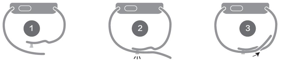 The charger is adsorbed on the back of the estar Smart Watch by magnetic suction, please keep it horizontally on the table.