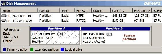 Note system  partition.
