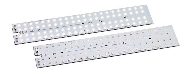 LED Modules for Industry Lighting Technical Notes LED built-in module for integration into luminaires Dimensions: 289x55 mm Driving current: 350 ma / 500 ma / 700 ma / 1050 ma On-board push terminal