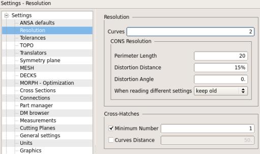 In the Translators section of the Settings window and the Topology options group, the Perform ANSA Topology flag ensures that the Topology is performed during CAD file opening.