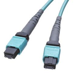 Angled HDX MTP-MTP (3x8-fiber to 1x24-fiber) Opt-X Unity MTP-MTP 24-Fiber Trunk Cable (OM3, OM4, & OM4+) 40 GbE uses same trunks from 10 GbE UHDX Angled HDX