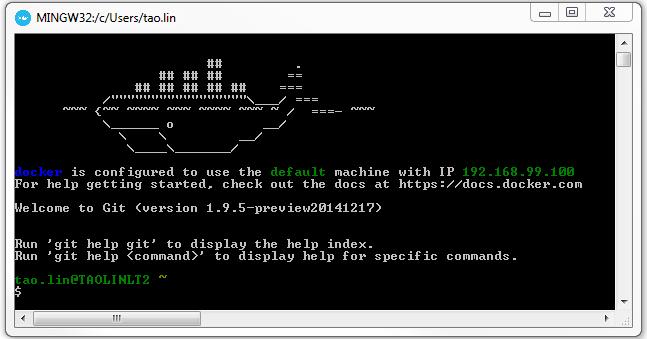 To verify the installation, type the following commands in the Docker Quick Start Terminal (you should see the output shown in the screenshot below for each command): Open Oracle VM Virtual Box
