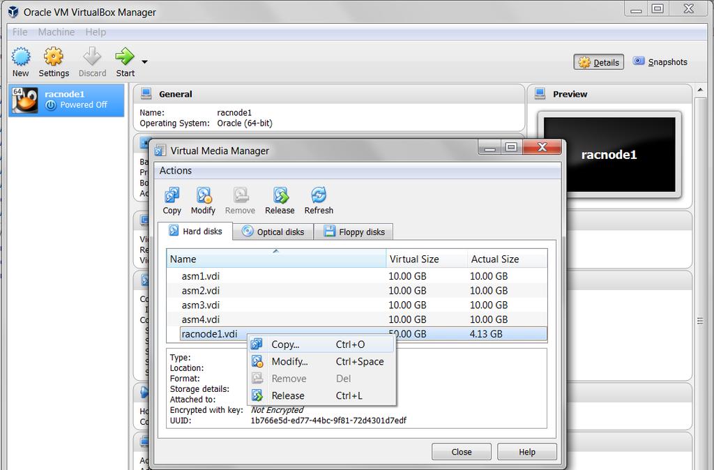 vdi: from VirtualBox Manager, click File ->