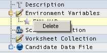 4 Environment Variable The Environment Variable node has a name and a value.