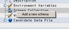 4 GUI COMPONENTS 14 A Schema component has a name (in the left pane), which is a name the user can give to each schema. This name does not have any other purpose in the XIP.