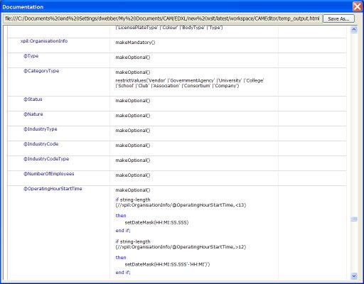 crosswalk xml Documentation Suite of menu options and tools in desktop CAM