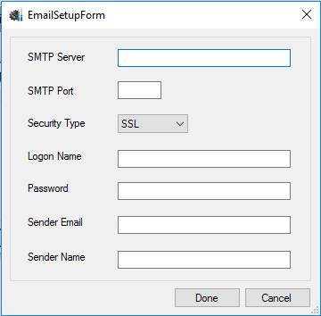1 Enter all recipient names and Email addresses Enter up to 3 recipients SMTP Email server settings Figure 2.