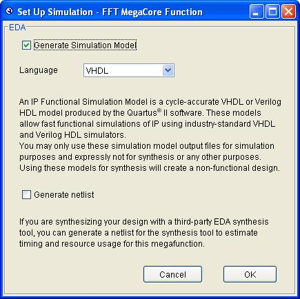 Chapter 2: Getting Started 2 9 MegaWizard Plug-In Manager Flow To generate an IP functional simulation model for your MegaCore function, follow these steps: 1.