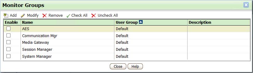 13.4. Monitor Groups From the OneSight web interface, select