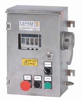 LOCAL CONTROL UNITS - Tested to IEC947.3 for motor switching AC23A. - Visible contacts on each pole. - Mechanical position indicator. - Side operation handle.