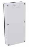 W INDUSTRIAL SWITCHGEAR MODULAR BACK BOXES - Light grey. - Thick 7mm side walls.