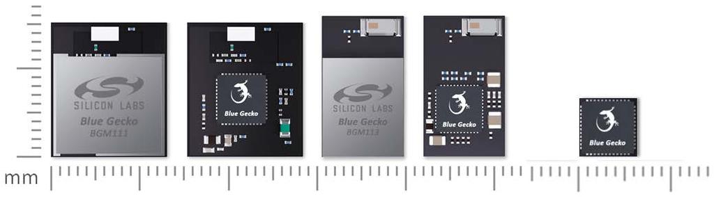 Benefits of the Blue Gecko Module Family Fastest path to low-power wireless connectivity for the Internet of Things No RF or antenna design