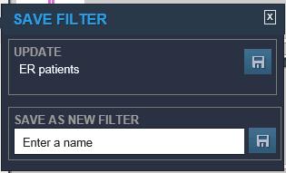 Enter a Name for the filter search you have created.