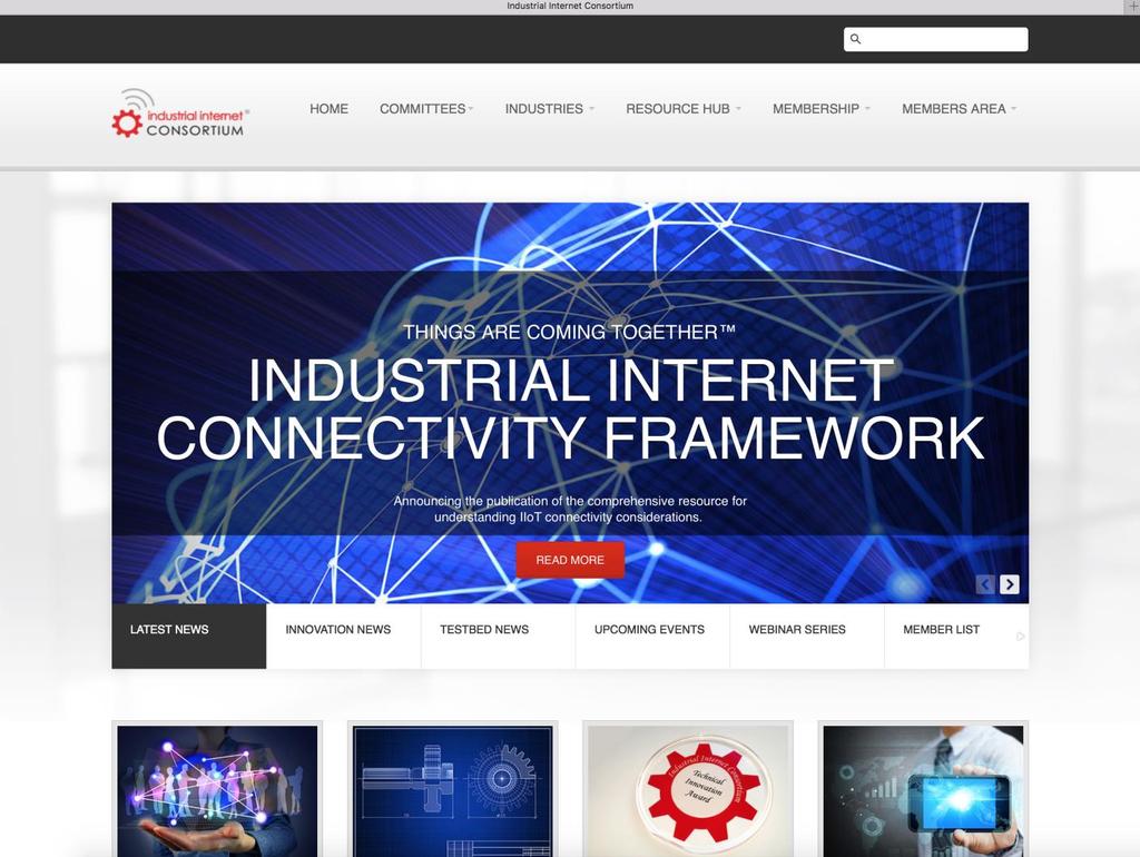 Industrial Internet Connectivity Framework (IICF) Released Feb 28, 2017 Comprehensive treatment of