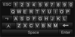 Using the Soft Keyboard When a mouse is used to perform task on the DVR, clicking on a text input field will bring up the Soft Keyboard, shown in Figure 5.