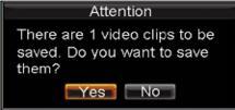 6.1.2 Exporting Video Clips You may also select video clips to export directly during Playback. A maximum of 30 clips can be selected for each channel.