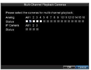 Click the Play button to start playback of all the files found with the specified search criteria or