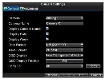 4. Select the Substream in the Encoding Parameters.