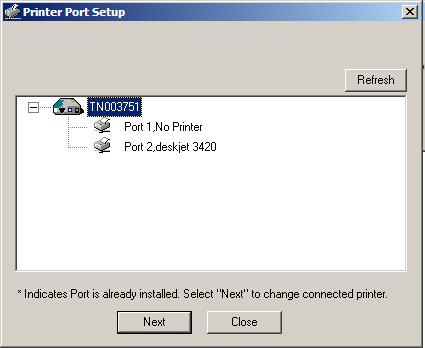 If adding the port failed, please skip the following steps and then follow the LPR printing