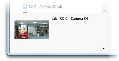 Select another camera and the preview thumbnail will update. Figure 77 Camera Preview Thumbnail 5.