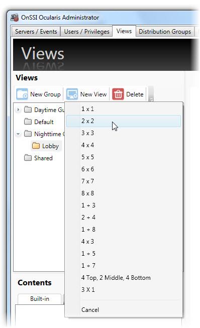 Ocularis Administrator User Manual Ocularis Administrator TO MODIFY THE NAME OF A VIEW GROUP 1. In the Views Tab, double-click the group folder you wish to rename. The folder name becomes highlighted.