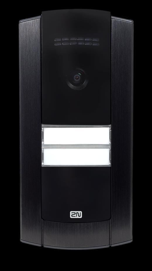 2N Helios - IP Base Robust metal frame HD camera PoE or 12v power can provide door lock supply Simple installation 1 or 2 gang mount RFID support