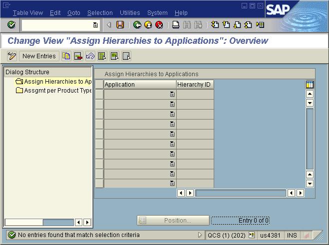4.1.4 Check/Assign Hierarchies to Applications Performance of the Initial Download from SAP for Utilities to SAP CRM You must assign
