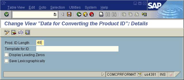In addition, you must define the maximum input/output length of a product ID. Figure 4-10 shows how change the length of the product ID. 1.