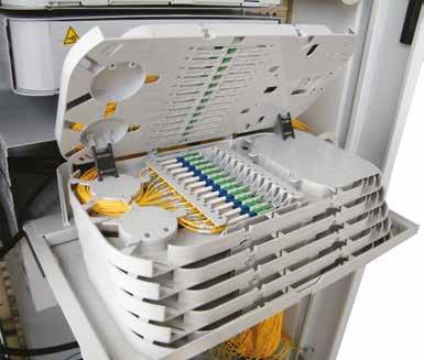 Shelves Sliding Tray Drawer ACE sliding tray drawer is used for splicing loose tube cables to pigtails and patching, the