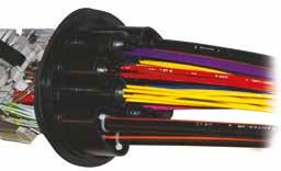 Fibre closures Mechanical Sealing Kits Each seal is re-accessible and allows easy and fast installation of any cable even when other cables are installed in the same port.