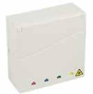 Termination boxes ACE DIN Wall Outlet The ACE DIN wall outlet (ACE-DWO) is the interface between the operator s network and the subscriber network.