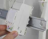 8 (4f) Depth 60 Capacity Colour Mounting 1,2 or 4 adapters White RAL9010 DIN rail Art.