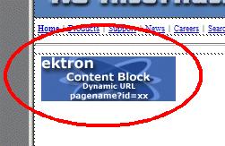 Inserting Custom Functions Field Select Content Description If you are working online, you may select the content block to use as a default content block from the list. 5.