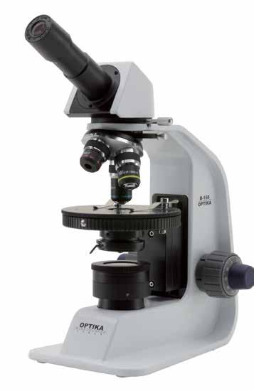 The two models are equipped with a swing-out polarizer and a slide-out analyzer as well as a