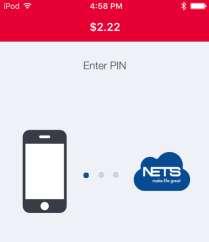 Transaction Verification by PIN 1 2 Ask the customer to enter their PIN, then press the Enter ( ) button on the reader.