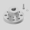 Accessories Push-on flange FWSR/DARF For size 6/8 Materials: Flange: Anodised wrought aluminium alloy Screws: Galvanised steel RoHS-compliant For size 2/6 For size 25 40 Dimensions and ordering data