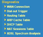3.11 Diagnostics For the detailed information about firmware update, please go to Chapter 4. Diagnostic Tools provide a useful way to view or diagnose the status of your Vigor router.