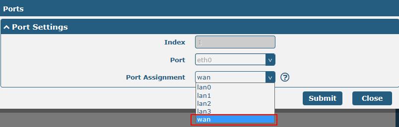 Configure Multiple IP Click Interface > LAN > Multiple IP, and click the edit