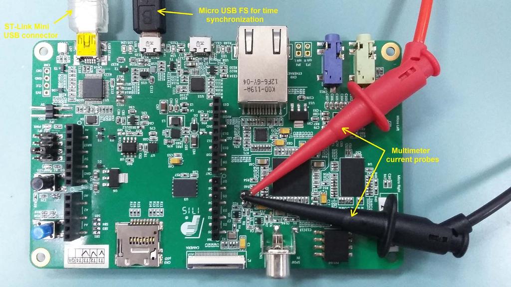 STM32F7 Series low-power application case 2.2 How to use the application 2.2.1 Hardware requirements To setup the application the user needs: A STM32F746G Discovery board.