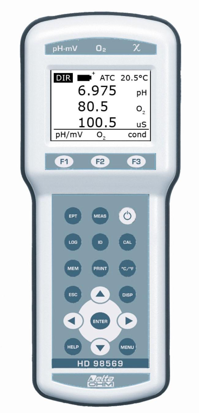 English Operating manual Multiparameter portable instrument HD98569