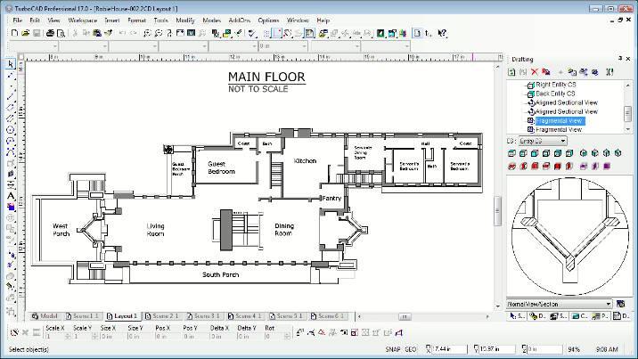 This means your sectional views and elevations in Layout (Paper Space) will update automatically as the model changes.