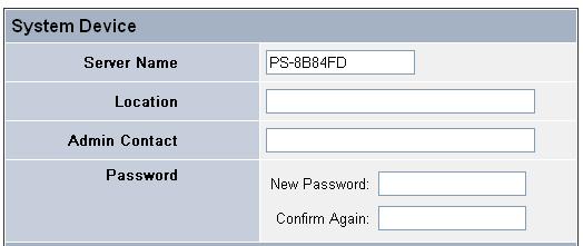 - Password: Enter the Administrator password (3-8 characters).