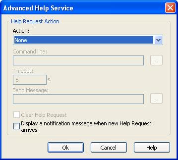 that enables it to service help requests by a service ticket number. Help Service Tab þ Enable help services: Uncheck this box to disable the help services specified below (default: checked).