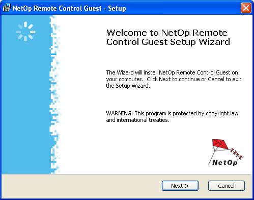 Installation Download Security Server: Click to download NetopRemoteControlSecurityServer_<Language abbreviation>.msi from which you can install Netop Security Server.